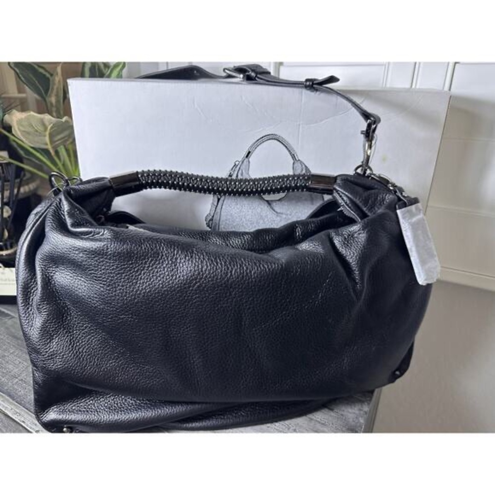 NWT/Box: Kenneth Cole New York No Slouch Hobo Leather Bag